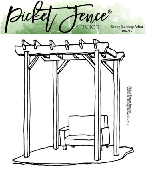 Picket Fence Studios - Stempel "Arbor " Clear Stamp