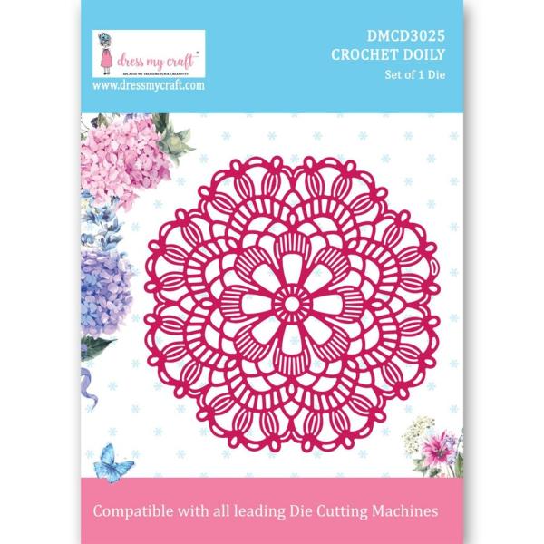 Dress My Craft - Stanzschablone "Crochet Doily" Dies