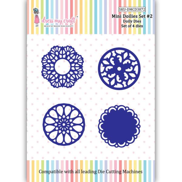 Dress My Craft - Stanzschablone "Dolly Mini Doilies Set #2" Dies