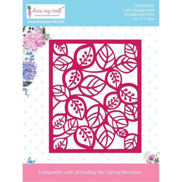 Dress My Craft - Stanzschablone "Leafy Background" Dies