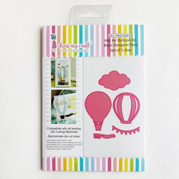 Dress My Craft - Stanzschablone "Hot Air Balloon #2" Dies