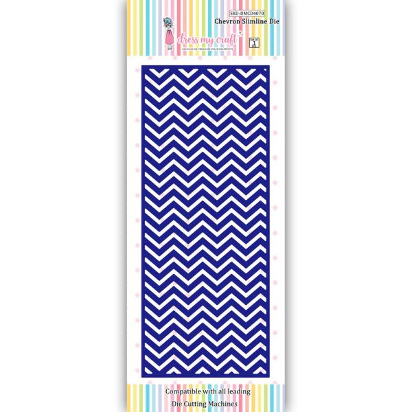 Dress My Craft - Stanzschablone "Chevron" Slimline Dies