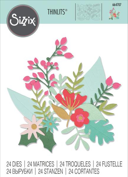 Sizzix - Stanzschablone "Floral Abundance" Thinlits Craft Dies