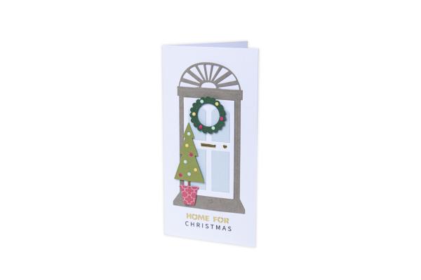 Sizzix - Stanzschablone "Home for Christmas" Thinlits Craft Dies