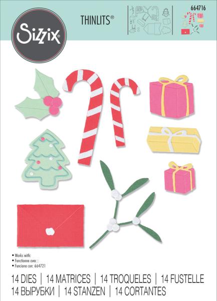 Sizzix - Stanzschablone "Stocking Fillers" Thinlits Craft Dies