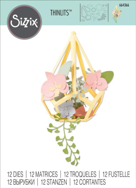 Sizzix - Stanzschablone "Teardrop Terrarium" Thinlits Craft Dies