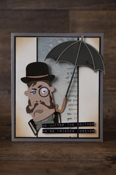 Sizzix - Stanzschablone "The Gent" Thinlits Craft Dies by Tim Holtz