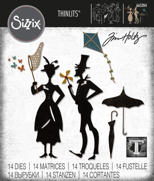 Sizzix - Stanzschablone "The Park" Thinlits Craft Dies by Tim Holtz