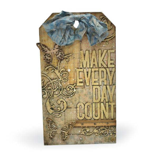 Sizzix - Stanzschablone "Adorned" Thinlits Craft Dies by Tim Holtz