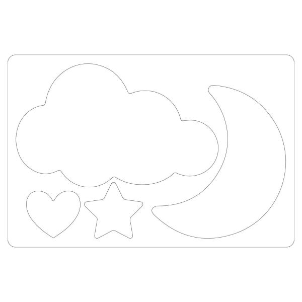 Sizzix - Stanzschablone "Moon & Cloud" Bigz Craft Dies Design by Olivia Rose