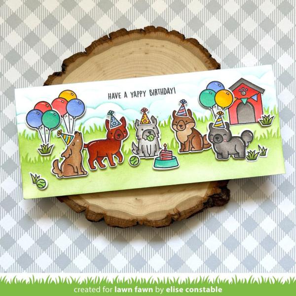 Lawn Fawn - Stempelset "All The Party Hats" Clear Stamps