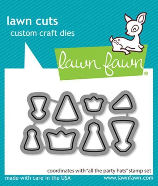 Lawn Fawn - Stanzschablone "All The Party Hats Lawn Cuts" Dies