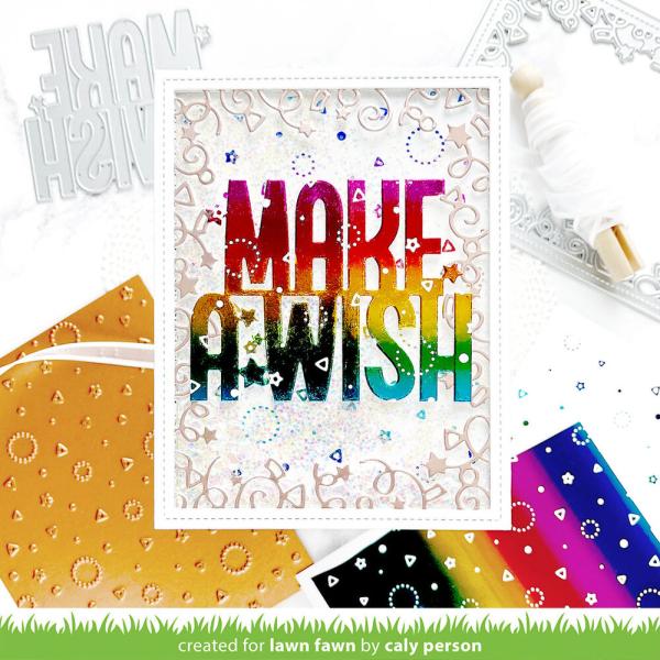 Lawn Fawn - Heißfolienplatte "Confetti Background" Hot Foil Plate