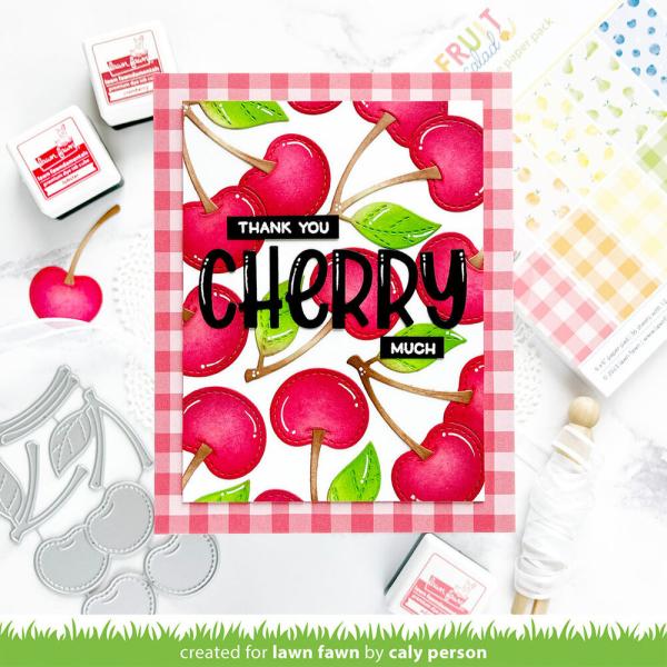 Lawn Fawn - Designpapier "Fruit Salad" Paper Pad 6x6 Inch - 36 Bogen