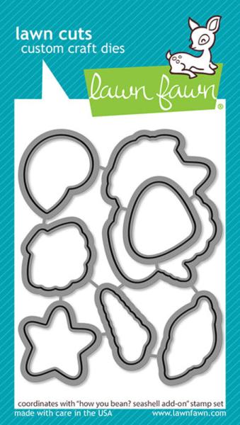 Lawn Fawn - Stanzschablone "How You Bean? Seashell" Add-on Die