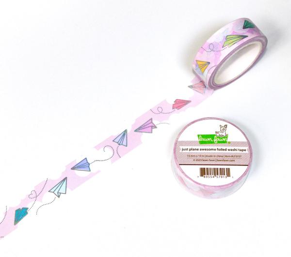 Lawn Fawn - Washi Tape "Just Plane Awesome Foiled"