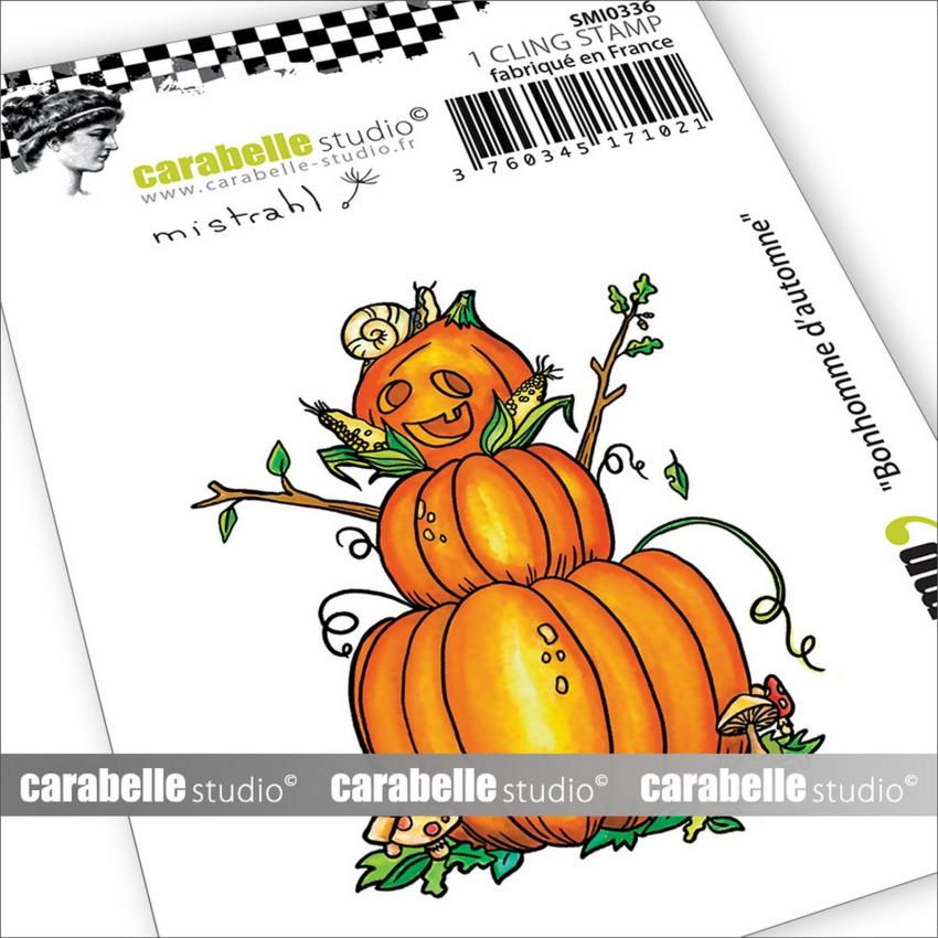 Carabelle Studio - Gummistempel "Bonhomme d’automne" Cling Stamp