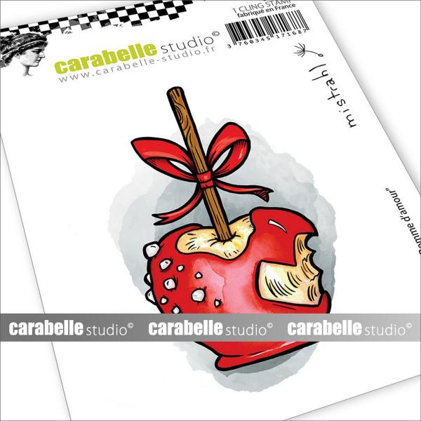 Carabelle Studio - Gummistempel "Pomme D’Amour" Cling Stamp