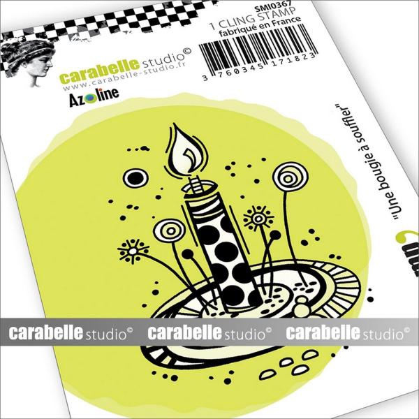 Carabelle Studio - Gummistempel "Une Bougie À Souffler" Cling Stamp