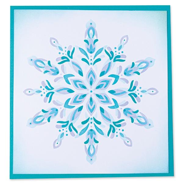 Sizzix - Schablone "Snowflake" Layered Stencil