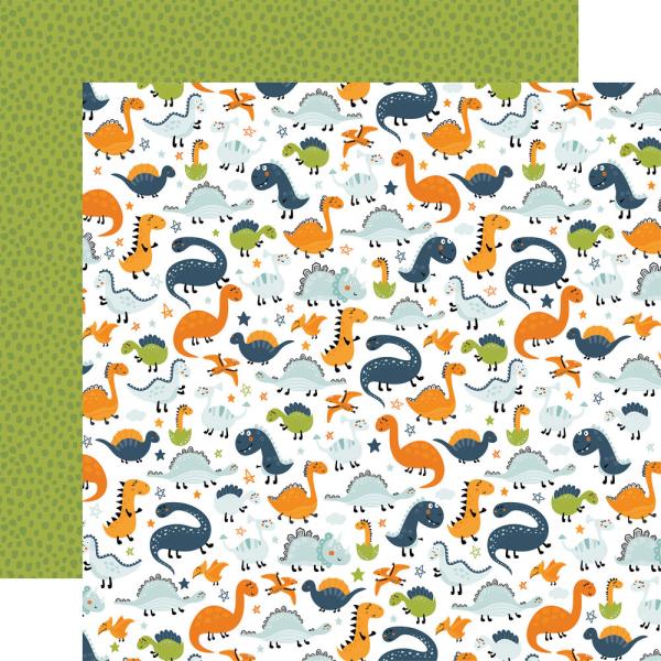 Echo Park - Designpapier "Dino-Mite" Collection Kit 12x12 Inch - 12 Bogen