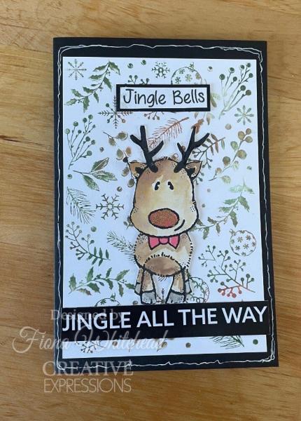 Woodware - Stempelset "Mini Rudolph" Clear Stamps 