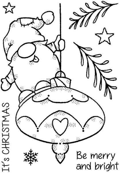 Woodware - Stempelset "Funtime Gnome" Clear Stamps 