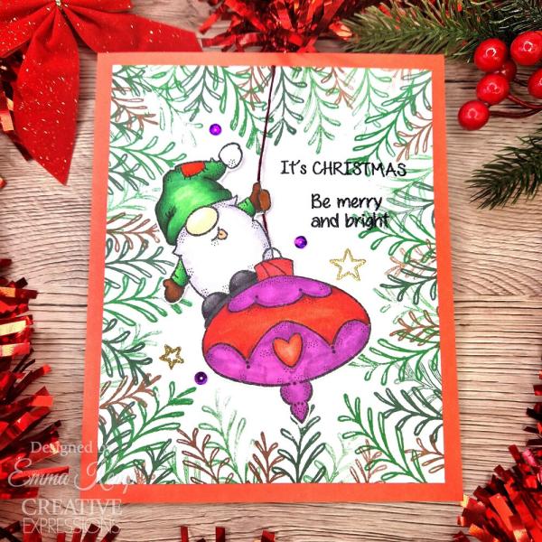 Woodware - Stempelset "Funtime Gnome" Clear Stamps 