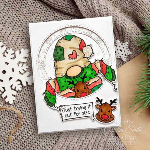 Woodware - Stempelset "Cozy Gnome Jumper" Clear Stamps 