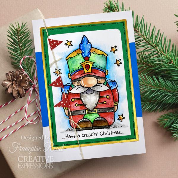 Woodware - Stempelset "Nutcracker Gnome" Clear Stamps 