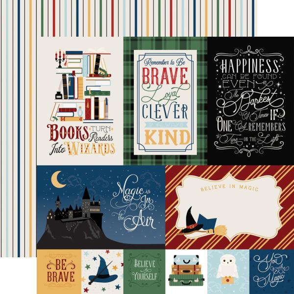 Echo Park - Designpapier "Wizards And Company" Paper Pack 6x6 Inch - 24 Bogen