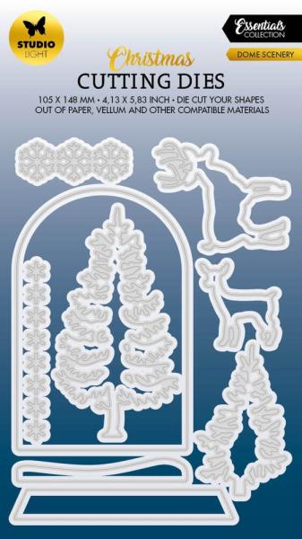 Studio Light - Stanzschablone "Dome Scenery Christmas" Dies