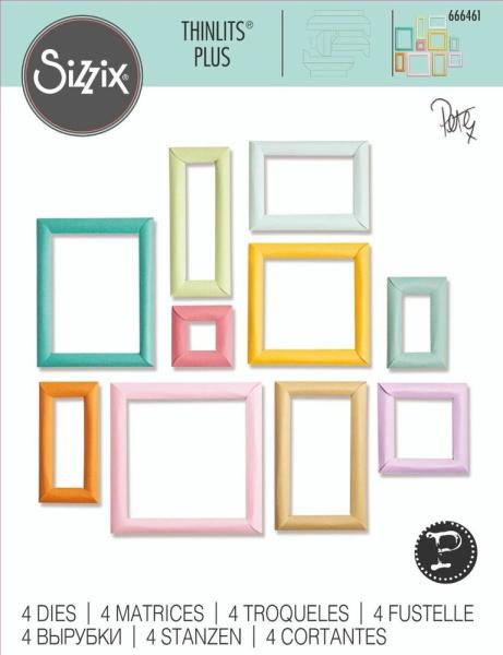 Sizzix - Stanzschablone "Dimensional Multi-Frames" Thinlits Craft Dies by Pete Hughes