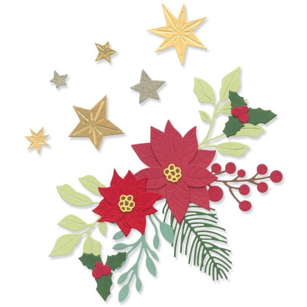 Sizzix - Stanzschablone "Festive Foliage" Thinlits Craft Dies by Jess Slack