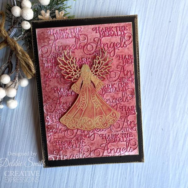 Creative Expressions - Stanzschablone "Festive Hark The Herald Angels Sing" Craft Dies Design by Sue Wilson