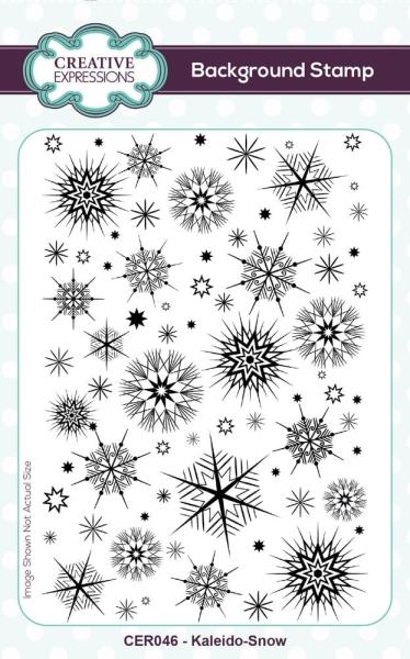 Creative Expressions - Gummistempel "Kaleido-Snow" Rubber Stamp