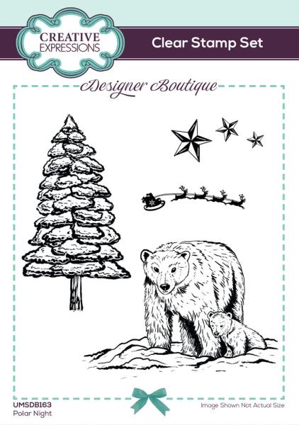 Creative Expressions - Stempelset A6 "Polar Night" Clear Stamps