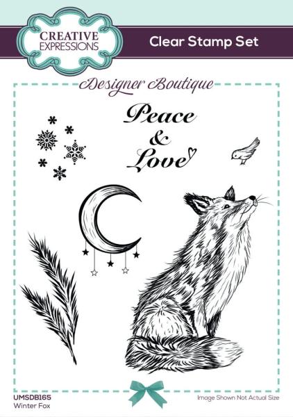 Creative Expressions - Stempelset A6 "Winter Fox" Clear Stamps