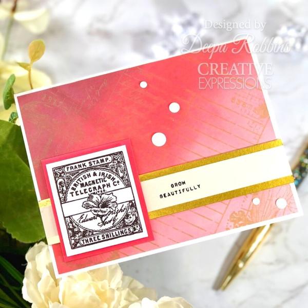 Creative Expressions - Stempel A6 "Journal Notes" Clear Stamps