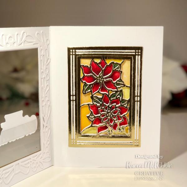 Creative Expressions - Stanzschablone "Stained Glass Poinsettia" Craft Dies Design by Sue Wilson