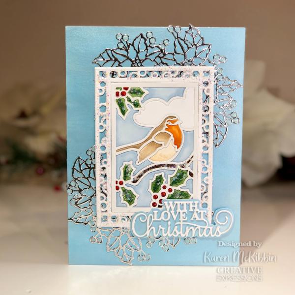 Creative Expressions - Stanzschablone "With Love At Christmas" Craft Dies Design by Sue Wilson