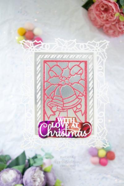 Creative Expressions - Stanzschablone "With Love At Christmas" Craft Dies Design by Sue Wilson