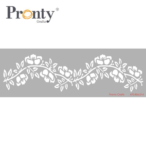 Pronty Crafts - Schablone 7x21 cm "Border Romantic" Stencil 