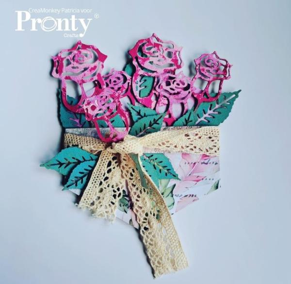 Pronty Crafts "Roses" Chipboard