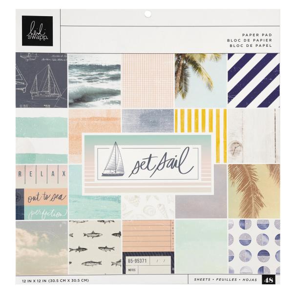 American Crafts - Designpapier "Sail" Paper Pack 12x12 Inch - 48 Bogen