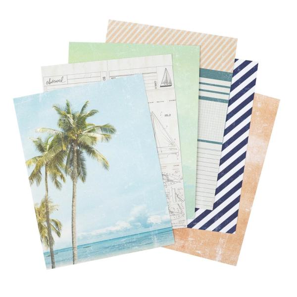 Heidi Swapp - Designpapier "Sail" Paper Pack 6x8 Inch - 36 Bogen