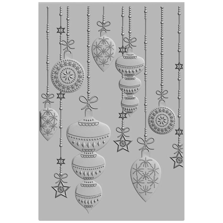 Sizzix - 3D Prägefolder "Sparkly Ornaments" Embossing Folder