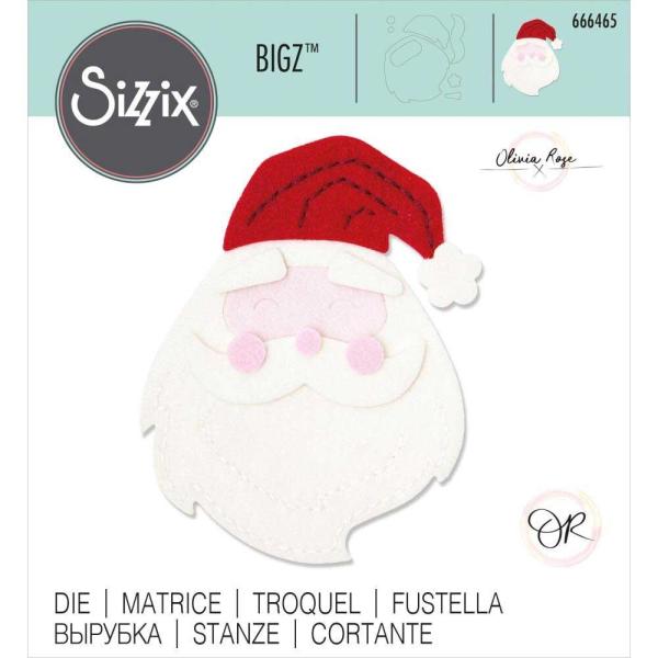 Sizzix - Stanzschablone "Santa Claus" Bigz Craft Dies Design by Olivia Rose