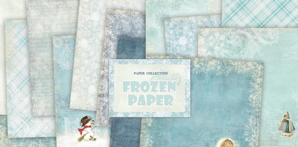 Craft & You Design - Designpapier "Frozen" Paper Pad 6x6 Inch - 36 Bogen