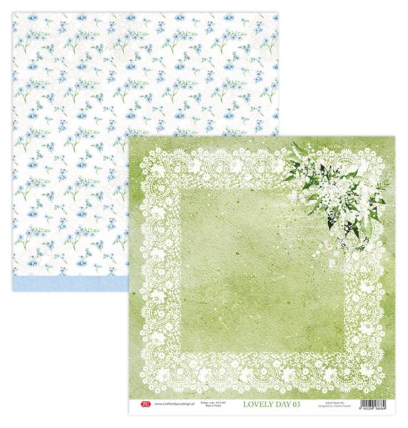 Craft & You Design - Designpapier "Lovely Day" Paper Pad 12x12 Inch - 12 Bogen